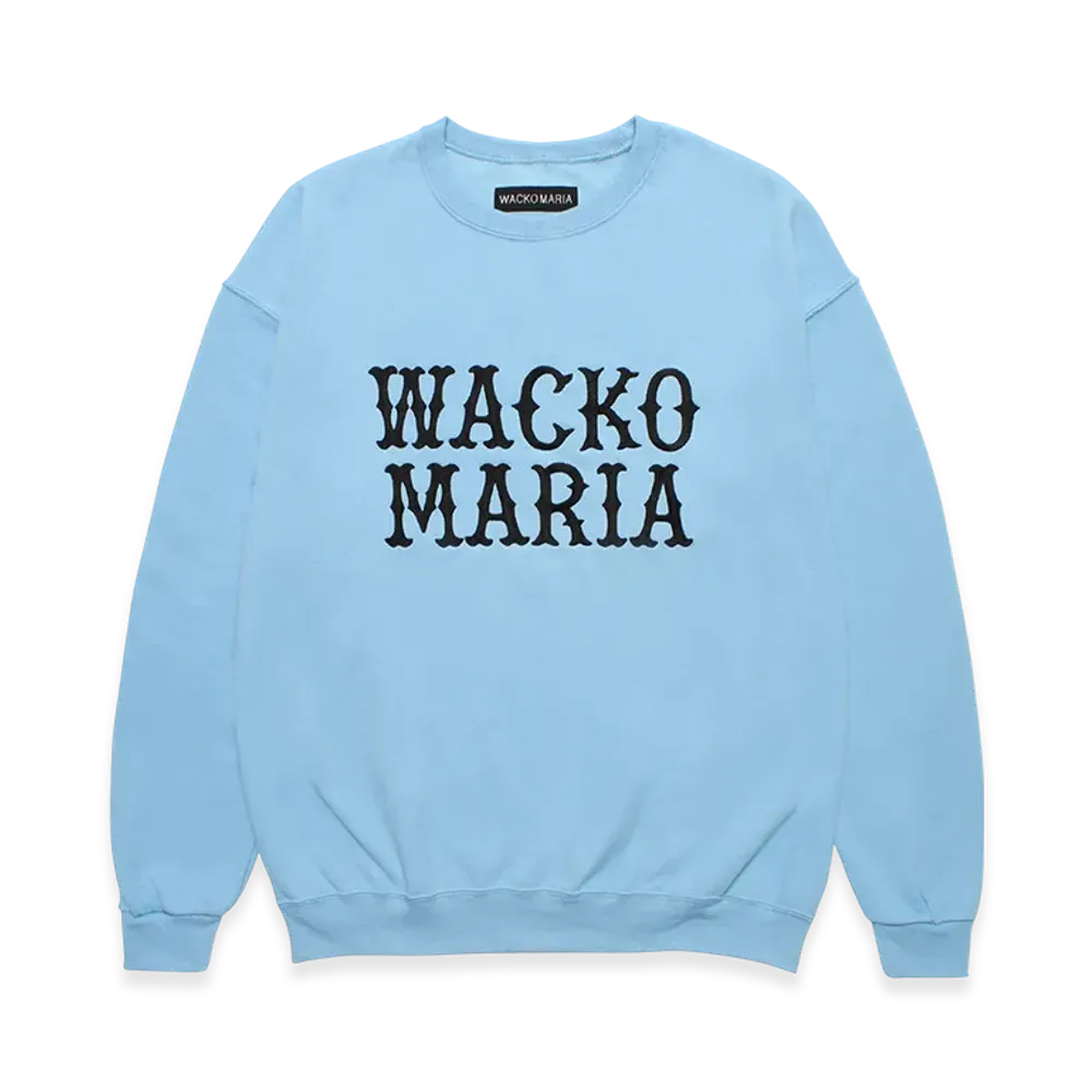 WACKO MARIA Sweat Shirt "Light Blue"