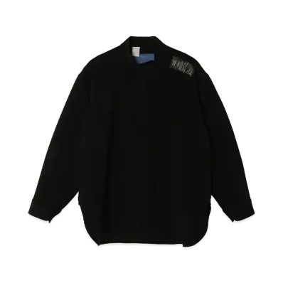 N.HOOLYWOOD Stand Collar Shirt "Black"