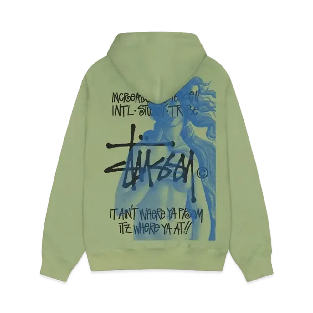 Stussy IST Venus Zip Hoodie "Moss"
