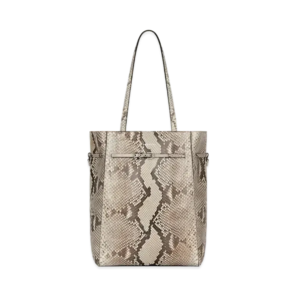 GIVENCHY Medium Voyou Tote Bag "Grey/Natural"