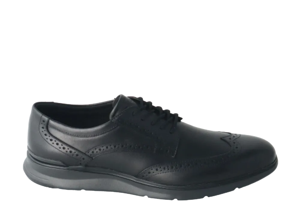 REGAL Wing Tip Calf Leather "Black" 71FLBA