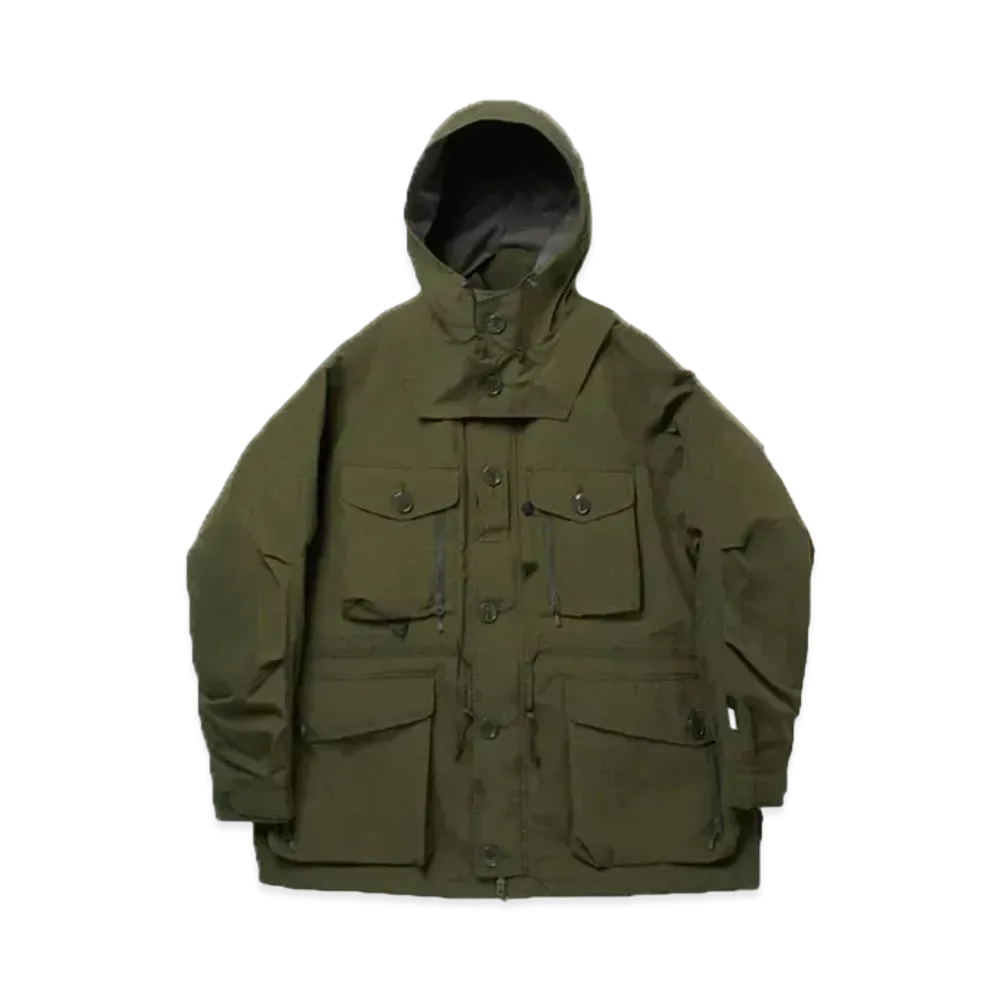 DAIWA PIER39 Gore-Tex Windstopper Tech Mil Canadian Down Parka "Military Olive"