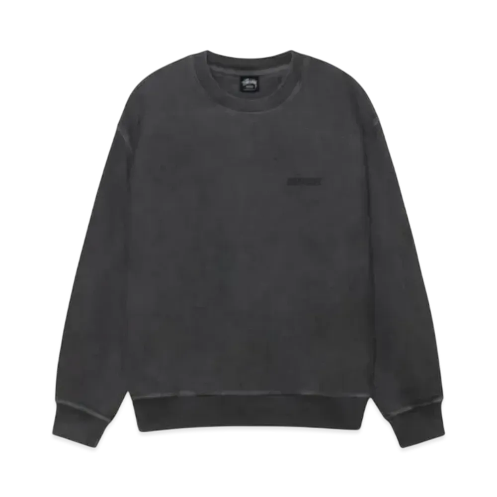 Stussy Jumbo Crew Pigment Dyed "Black"