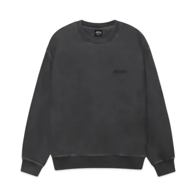 Stussy Jumbo Crew Pigment Dyed "Black"