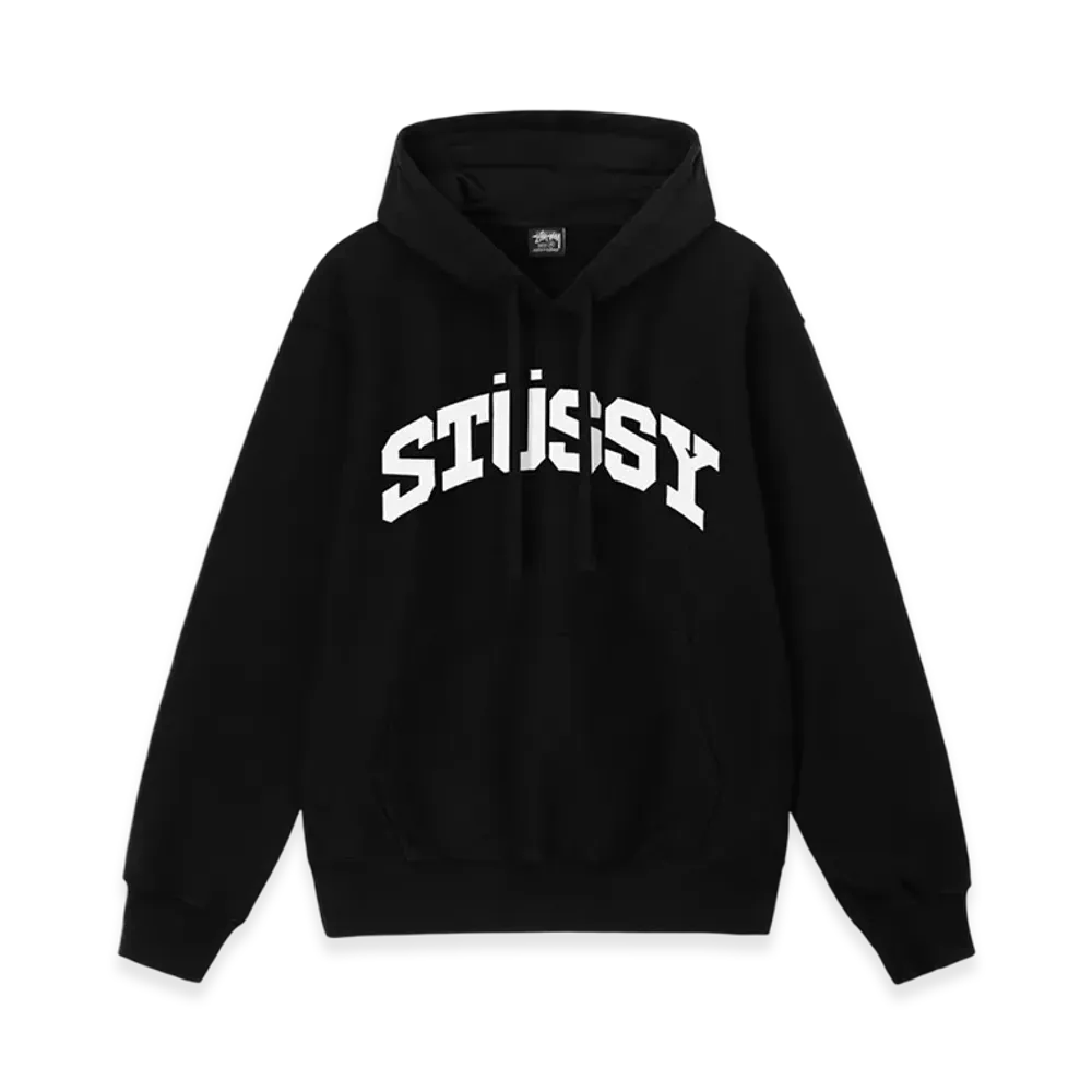 Stussy Block Sport Pigment Dyed Hoodie "Black"