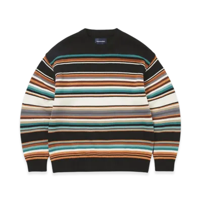 thisisneverthat Multi Striped Sweater "Black/White"