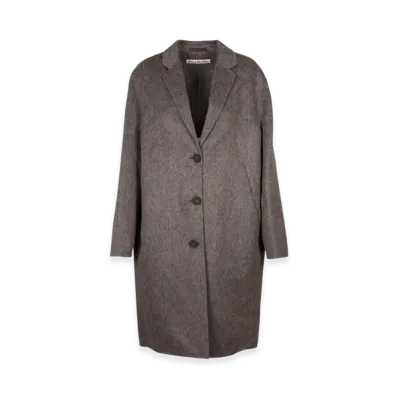 Acne Studios Single Breasted Coat "Grey Melange"