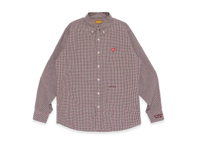 HUMAN MADE Check Bd Shirt "Red"