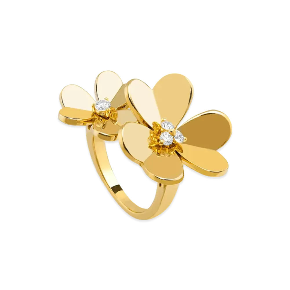 Van Cleef & Arpels Frivole Entre les Doigts ring "18K Yellow gold/Diamond"