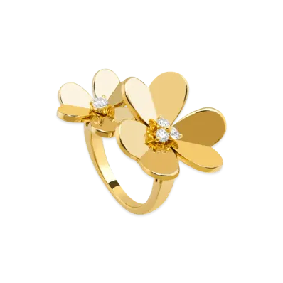 Van Cleef & Arpels Frivole Entre les Doigts ring "18K Yellow gold/Diamond"