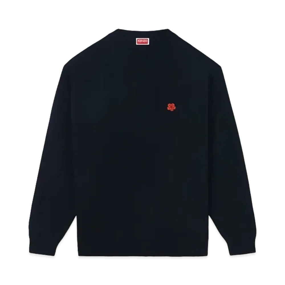 KENZO 'BOKE FLOWER' Embroidery Jumper "Black"
