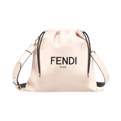 FENDI Pack Medium Pouch Selleria Bag "Pink Beige"