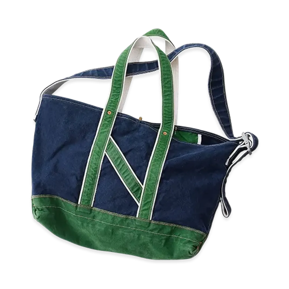 NICENESS L.Lesh Shoulder Tote Bag - Canvas "Navy"