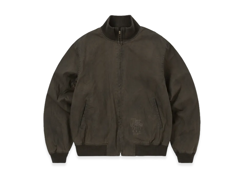 thisisneverthat TNT Daniel Johnston Washed Tanker Jacket "Olive"