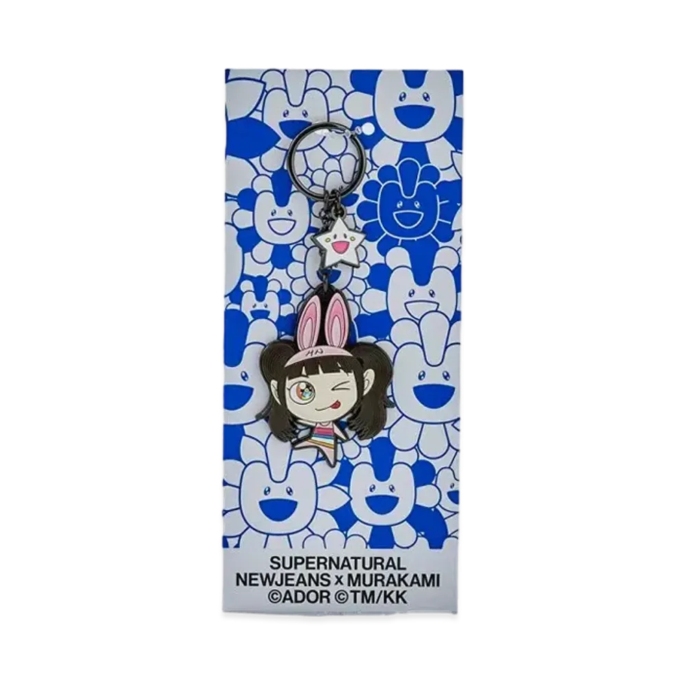 NewJeans x Takashi Murakami Supernatural Metal Keyring "Hanni"