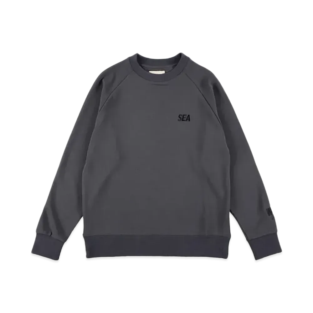 WIND AND SEA WDS-ES Wind Air Tex Raglan Crew Neck "Ivory"