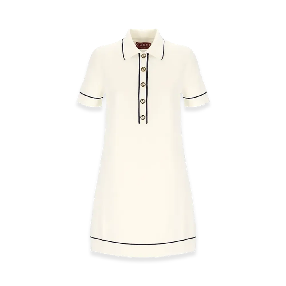 GUCCI Women's Dresses "White/Blue"