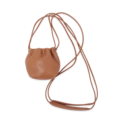 Jil Sander Crossbody Bag Dumplng Mini "Tan"