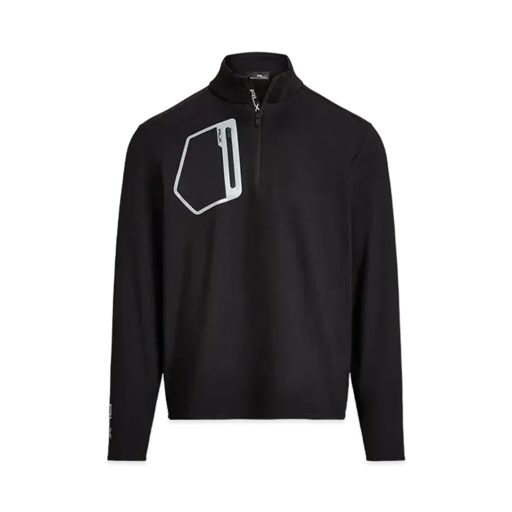 Polo Ralph Lauren Performance Jersey Quarter-Zip Pullover #1 "Black"