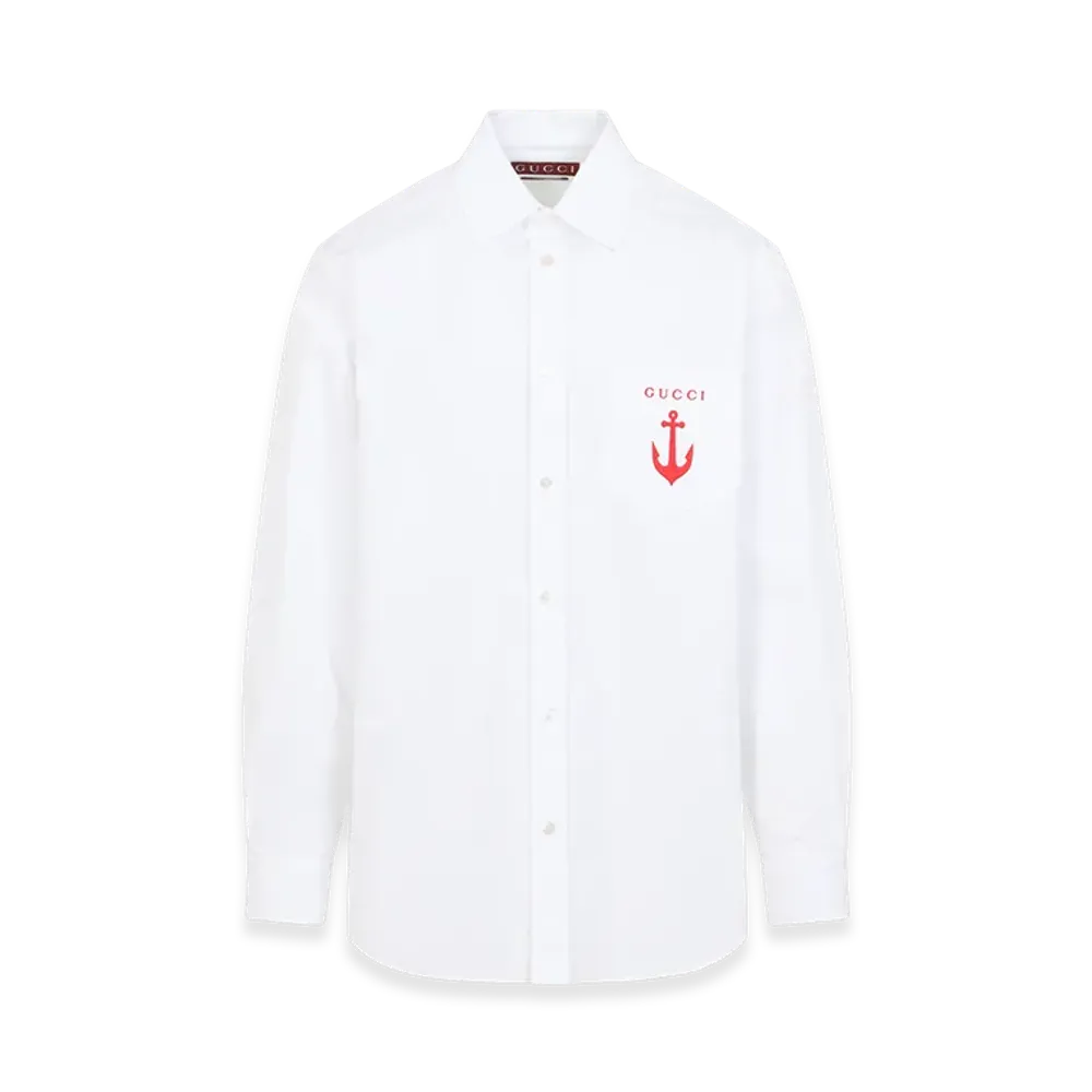 GUCCI Poplin Shirt "White"