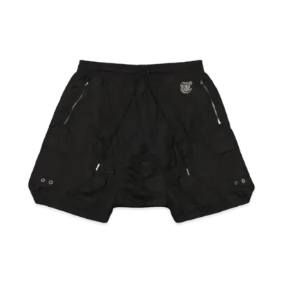 T.C.R FLAME SARUEL NYLON SHORTS "BLACK"