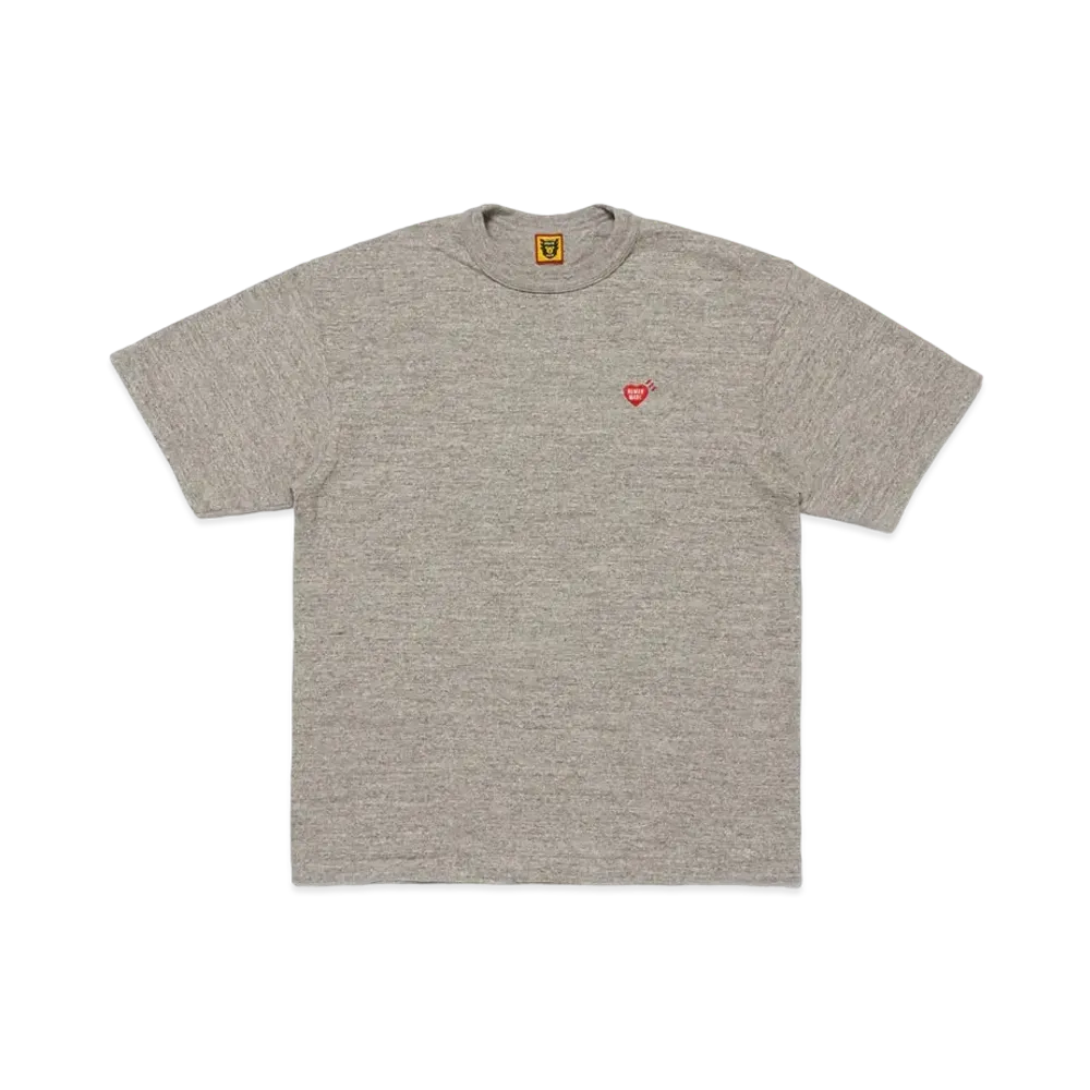 HUMAN MADE Heart Badge T-Shirt "Gray"