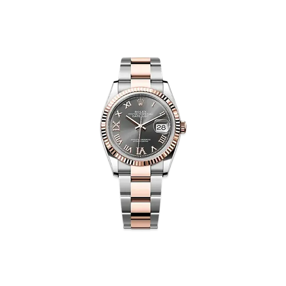 ROLEX Datejust 36 Oystersteel & Everose Gold "Grey"