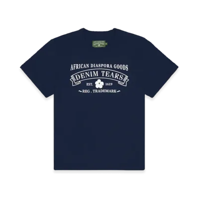 DENIM TEARS ADG Tee "Blue"