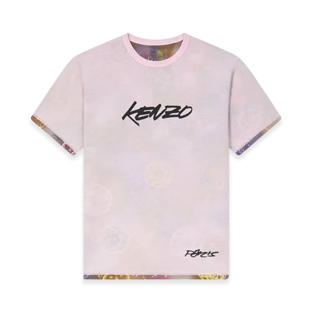 KENZO x Futura 2000 Reversible Cotton T-Shirt "Rose"