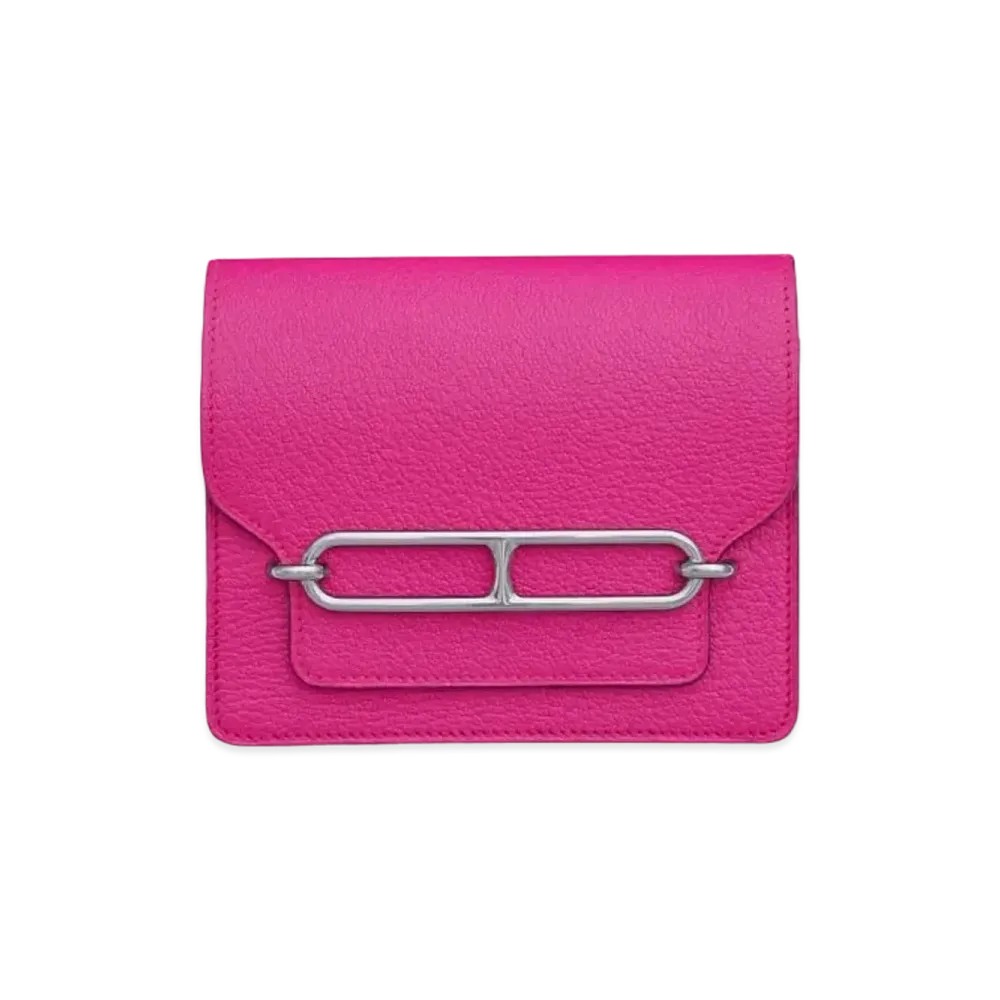 Hermes Wallet Ruri Slim "Rose Shocking"