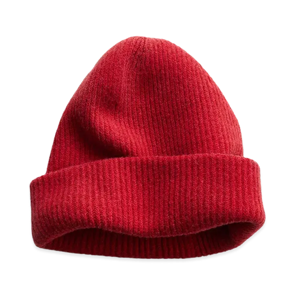NICENESS Hook Vicuña Cashmere Watch Cap "Scaret"