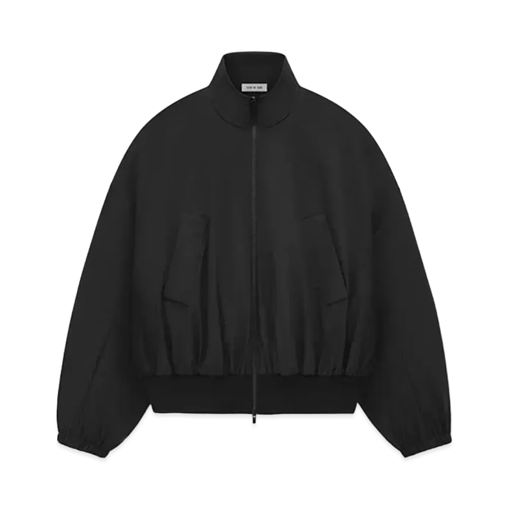 FEAR OF GOD ESSENTIALS Nylon Vented Track Jacket "Black"