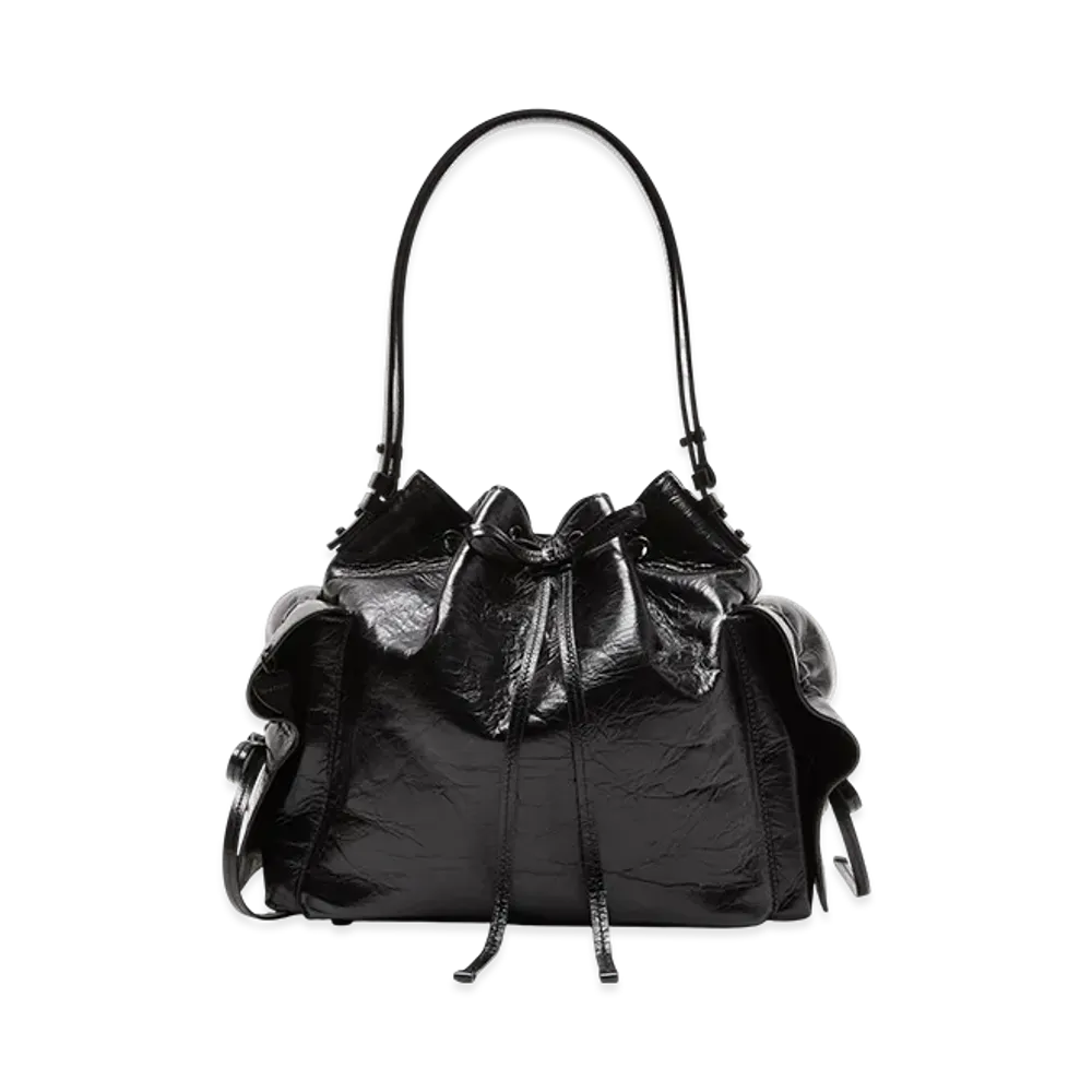 Acne Studios Multi-Pocket Bucket Bag "Black"