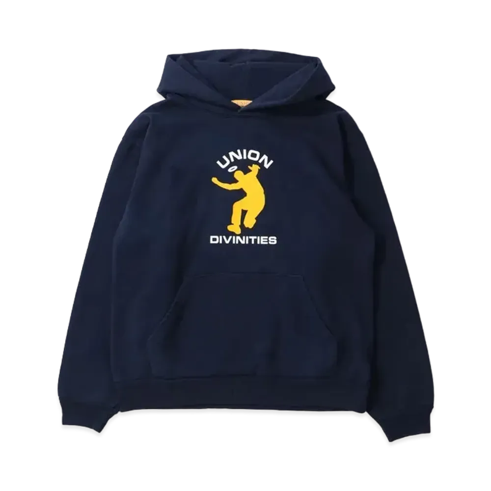 UNION x DIVINITIES Hooded Sweatshirt "Navy"
