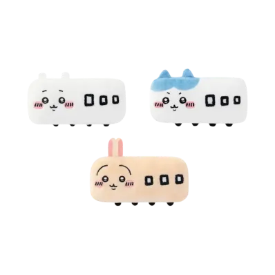 Gray Parka Service -Chiikawa- Chikawa Train Plush Badge Set Of 3