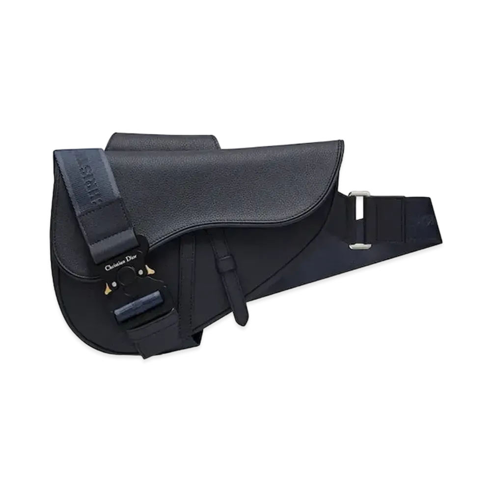 Dior Saddle Bag Grained Calfskin "Navy"