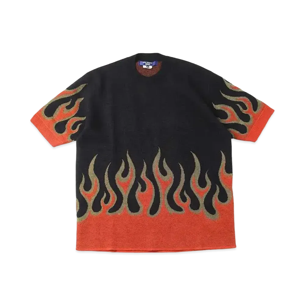 JUNYA WATANABE MAN Multi-Material Mix Jacquard "Black/Red"