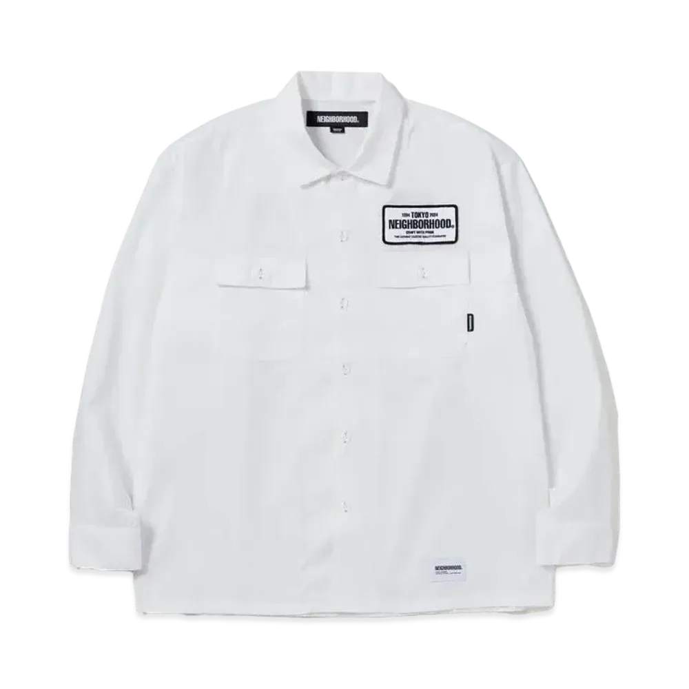 NEIGHBORHOOD Classic Work Shirt LS "White"