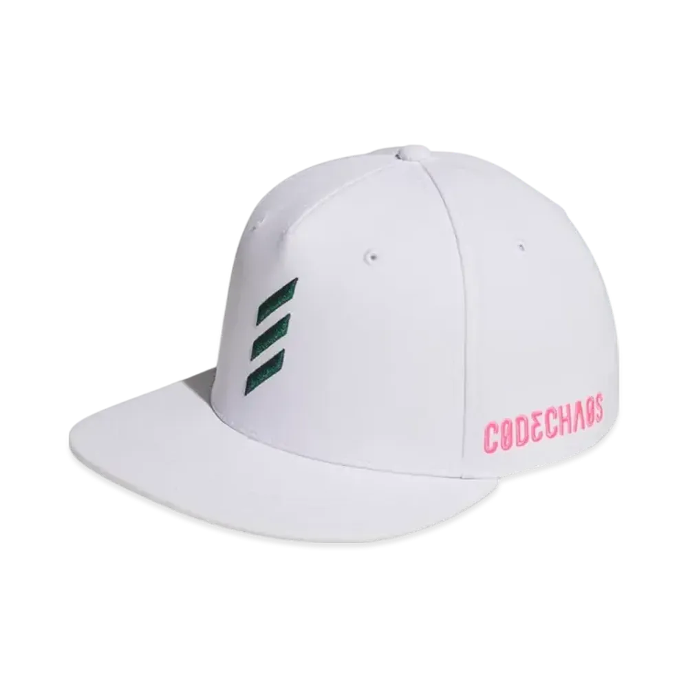 adidas Code Chaos Flat Bill Cap "White"