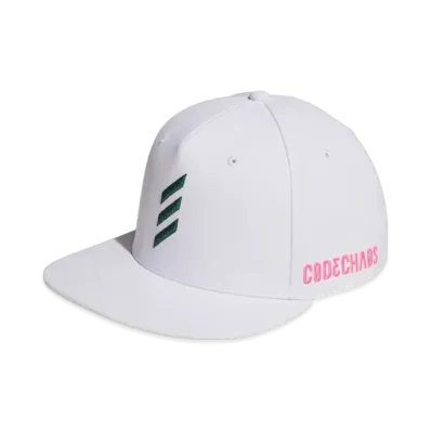 adidas Code Chaos Flat Bill Cap "White"