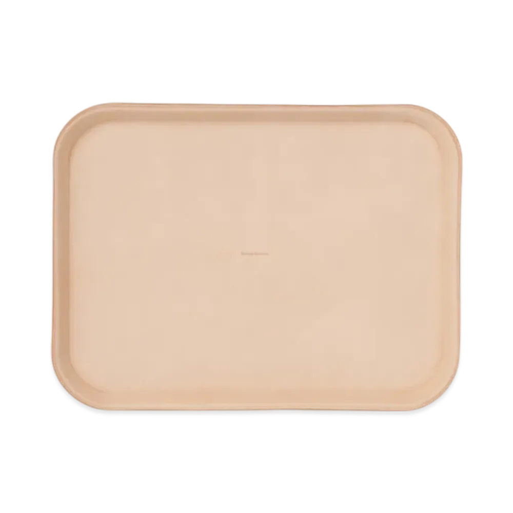 Hender Scheme Leather Tray L "Natural"