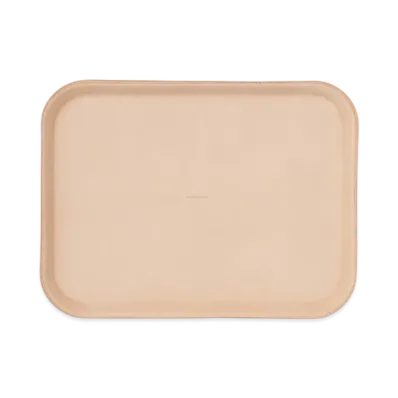 Hender Scheme Leather Tray L "Natural"