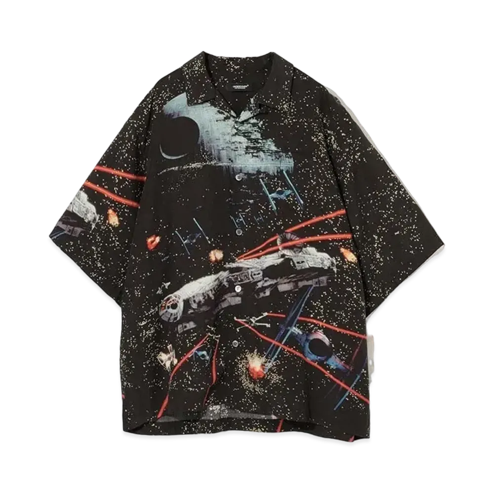 UNDERCOVER x STAR WARS Full Pattern Shirt "Star Destroyer"