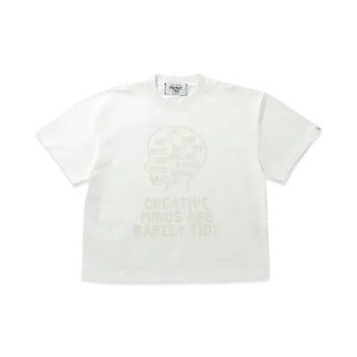 Perfect Ribs Basic Short Sleeve T-Shirts "White"
