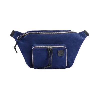 LOEWE Xl Bumbag In Canvas "Navy Blue"