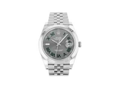 ROLEX Date-Just 41 Gray Dial 126300