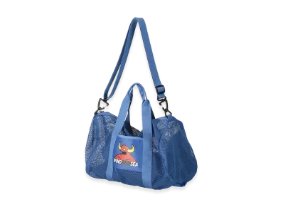 WIND AND SEA x Toy Machine Mesh Drum Bag "Blue"