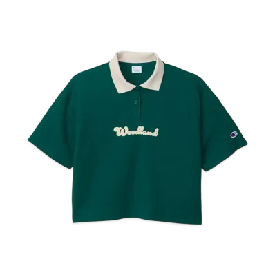 Champion Women's Polo Shirt 25SS "Dark Green"