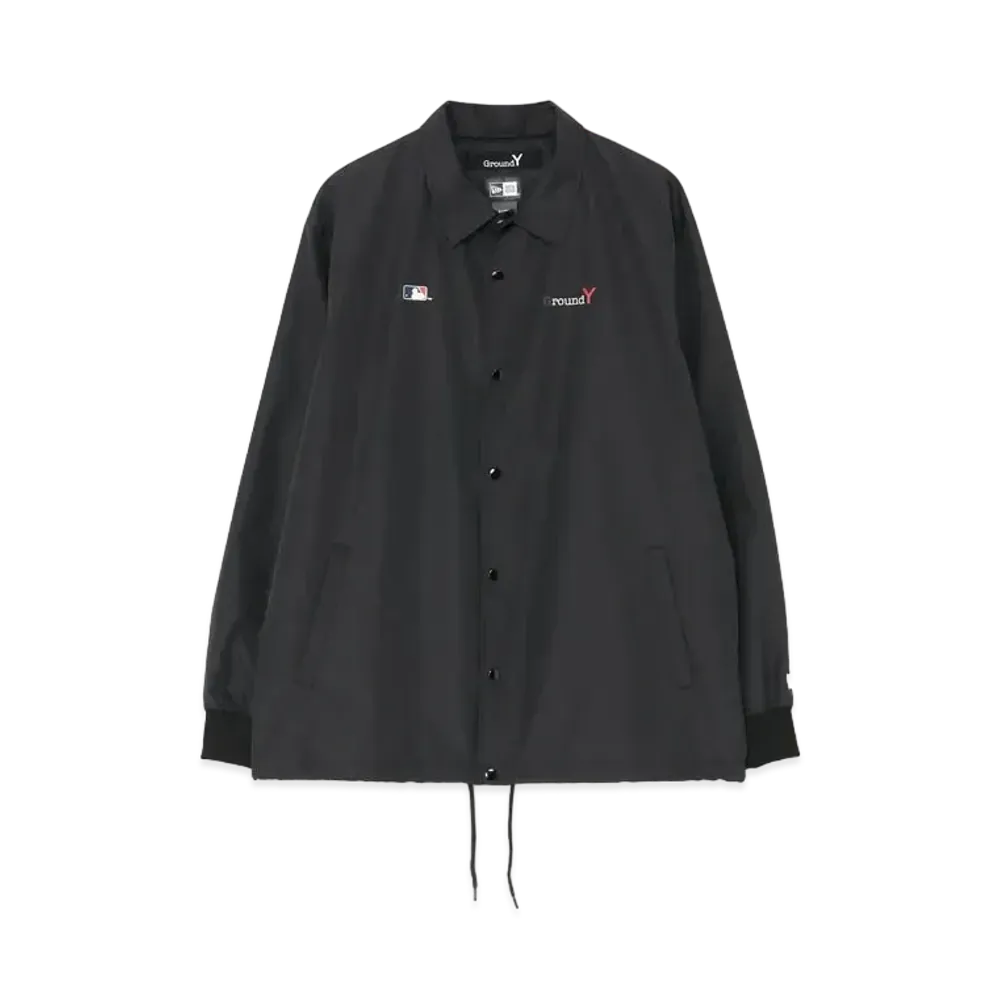NEW ERA x Ground Y x MLB Coach Jacket "Black"