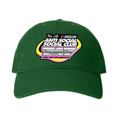 ANTI SOCIAL SOCIAL CLUB x NASCAR 747 Cotton Dad Cap "Green"